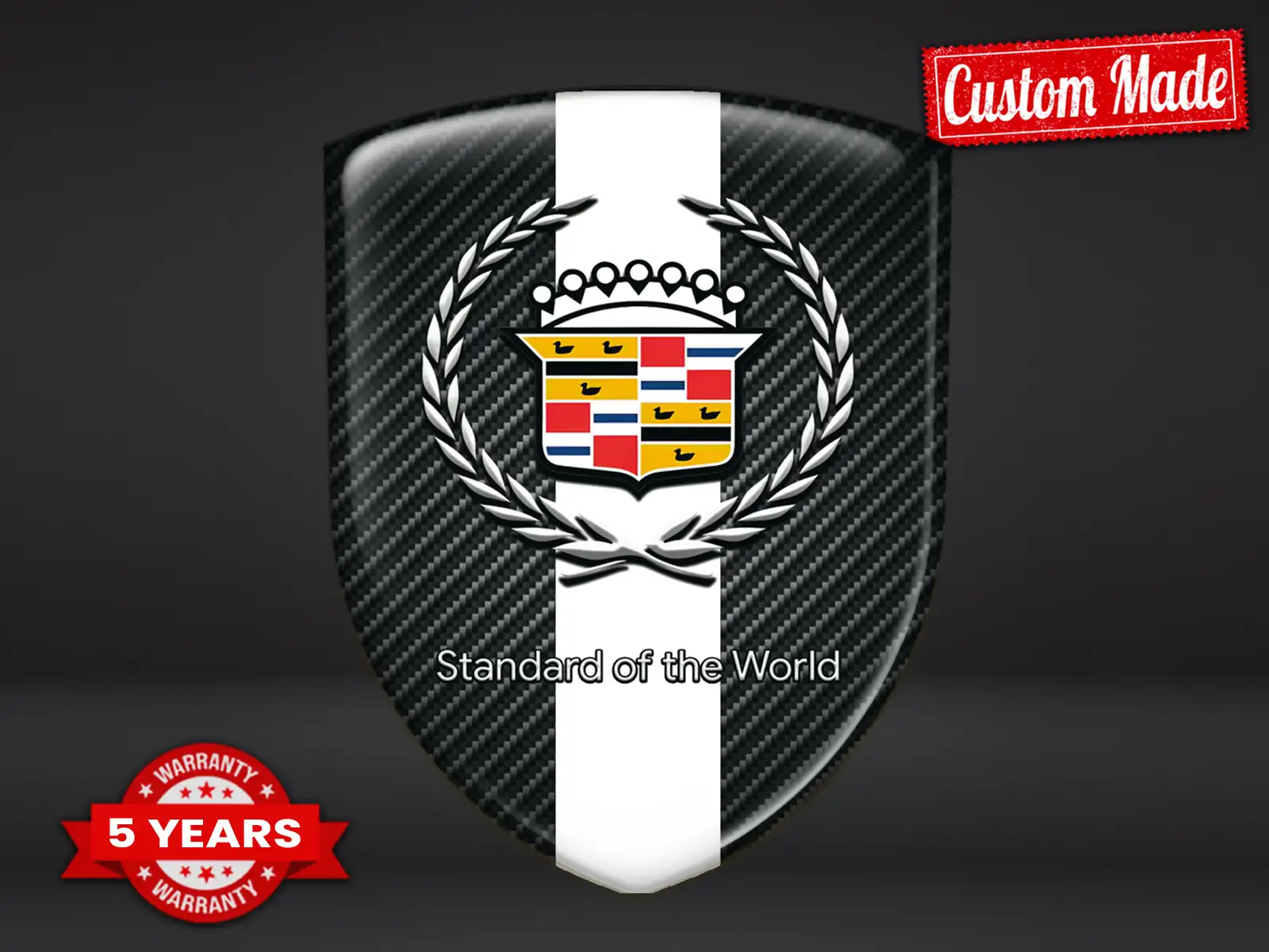 Cadillac Pegatinas Silicona Auto Tuning Profesional Personalizable ST